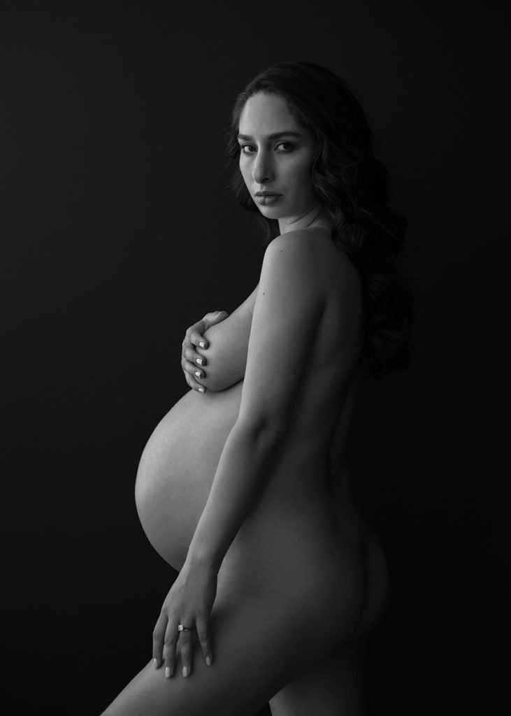 Happy Pregnant Naked - glow portraitsÂ® - NYC Maternity Photographer